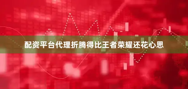 配资平台代理折腾得比王者荣耀还花心思